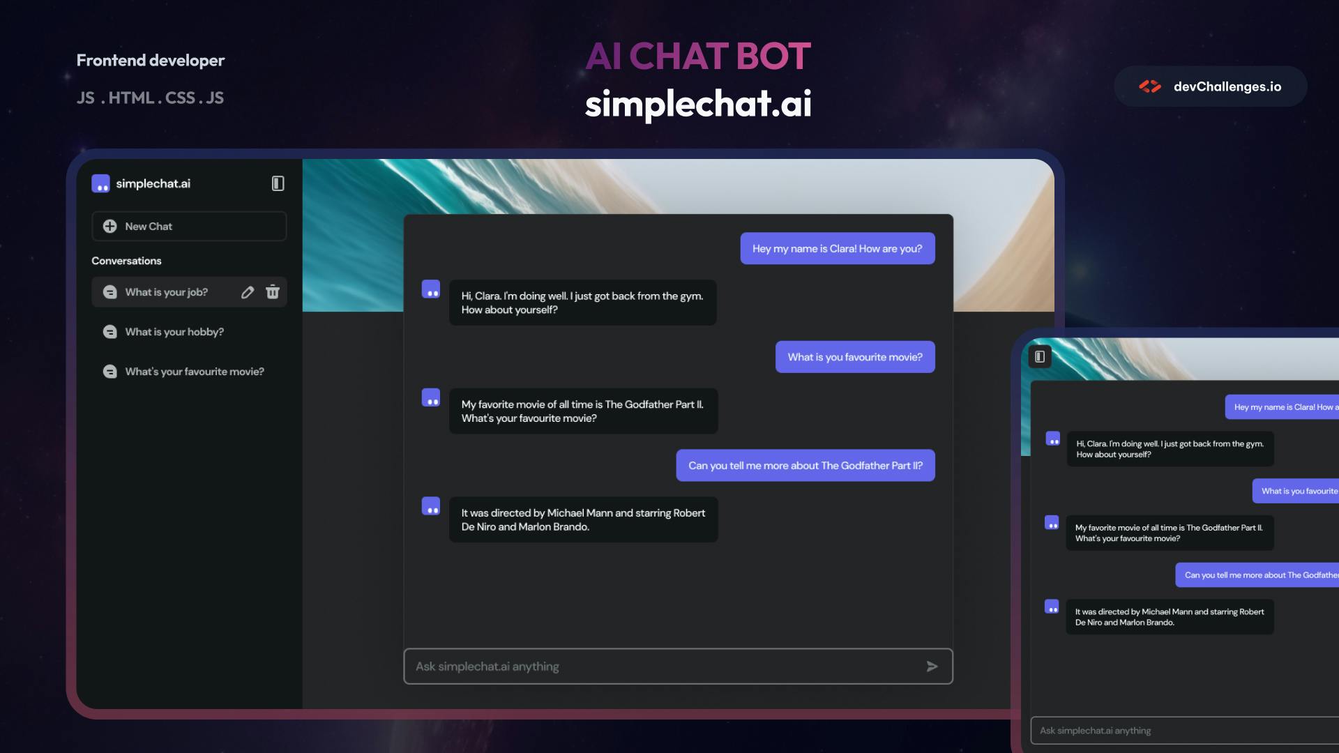 AI Chatbot - simplechat.ai